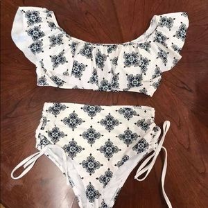 Two piece bathing suit